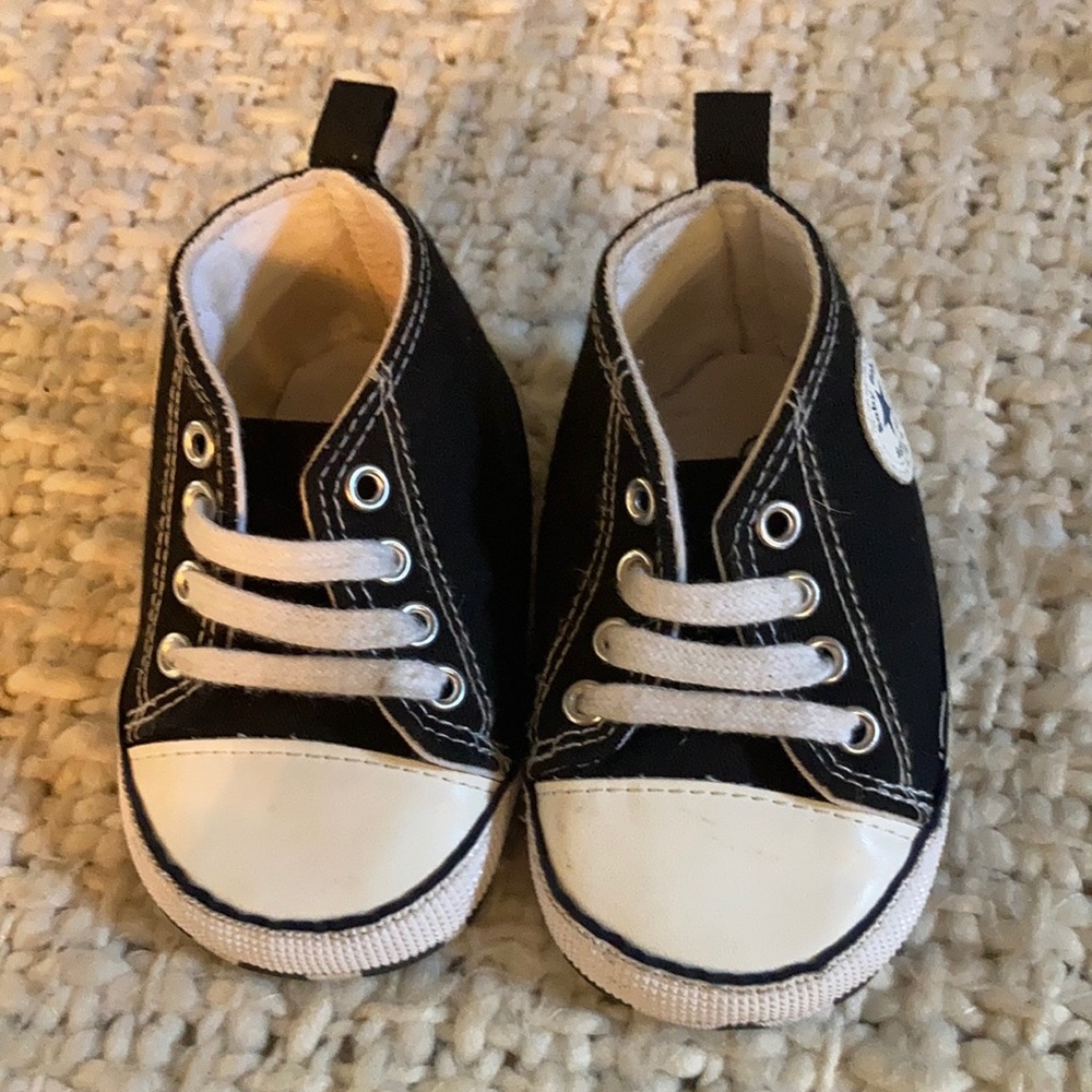 Baby boy size 3 converse look-a-likes